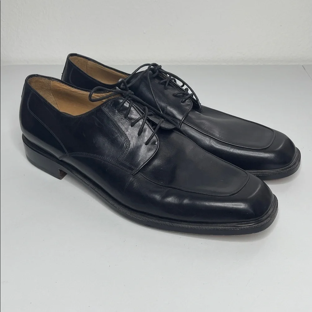 To Boot New York Men's Apron Oxford Dress Shoe Lace Up Black Leather Size 13 New